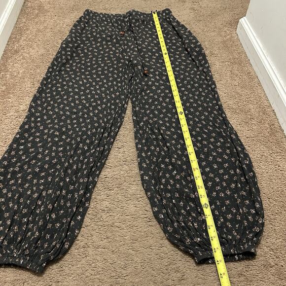 Three Bird Nest The Nest Emberlyn Wide Leg Cinched Pants Size XL Floral - Picture 2 of 7